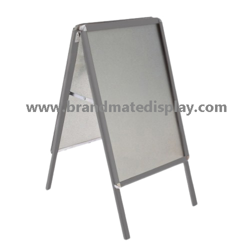 A Frame display Silver color doube sides,