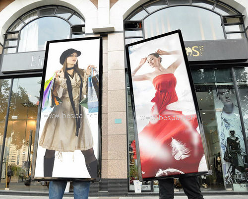 LED portable Light Box, LED Human Billboard