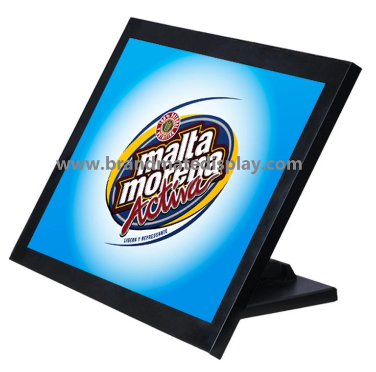 LED counter display menu light box