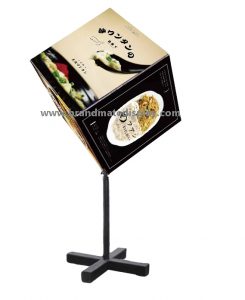 Illuminated cube display, Cube-shaped LED display,