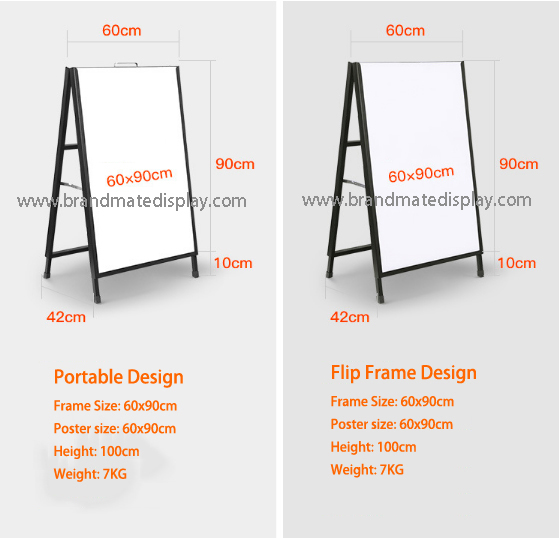 pavement poster frame detailed size,
