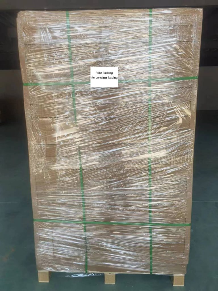 pallet packing for mass order container loading