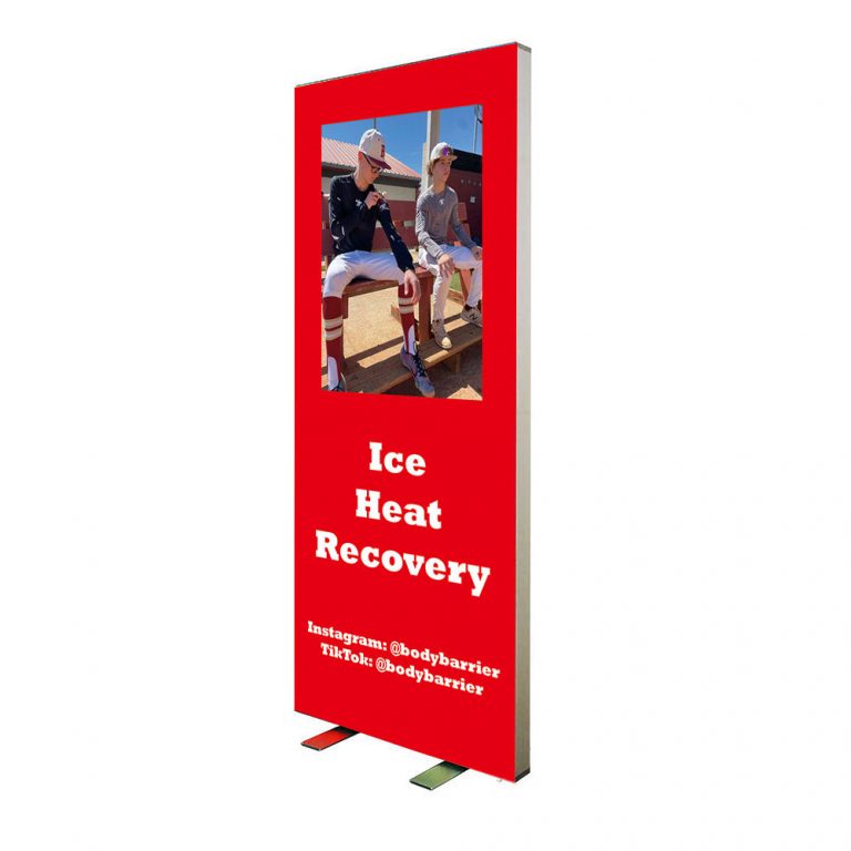 LED SEG light box with frameless silicone-edge graphic system