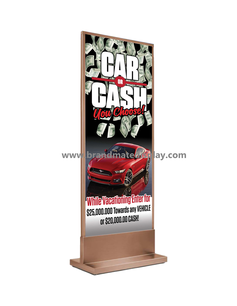 High Quality Standing Display with T-shape base